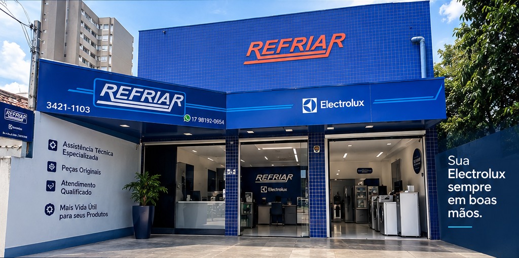 Fachada da Refriar em Votuporanga